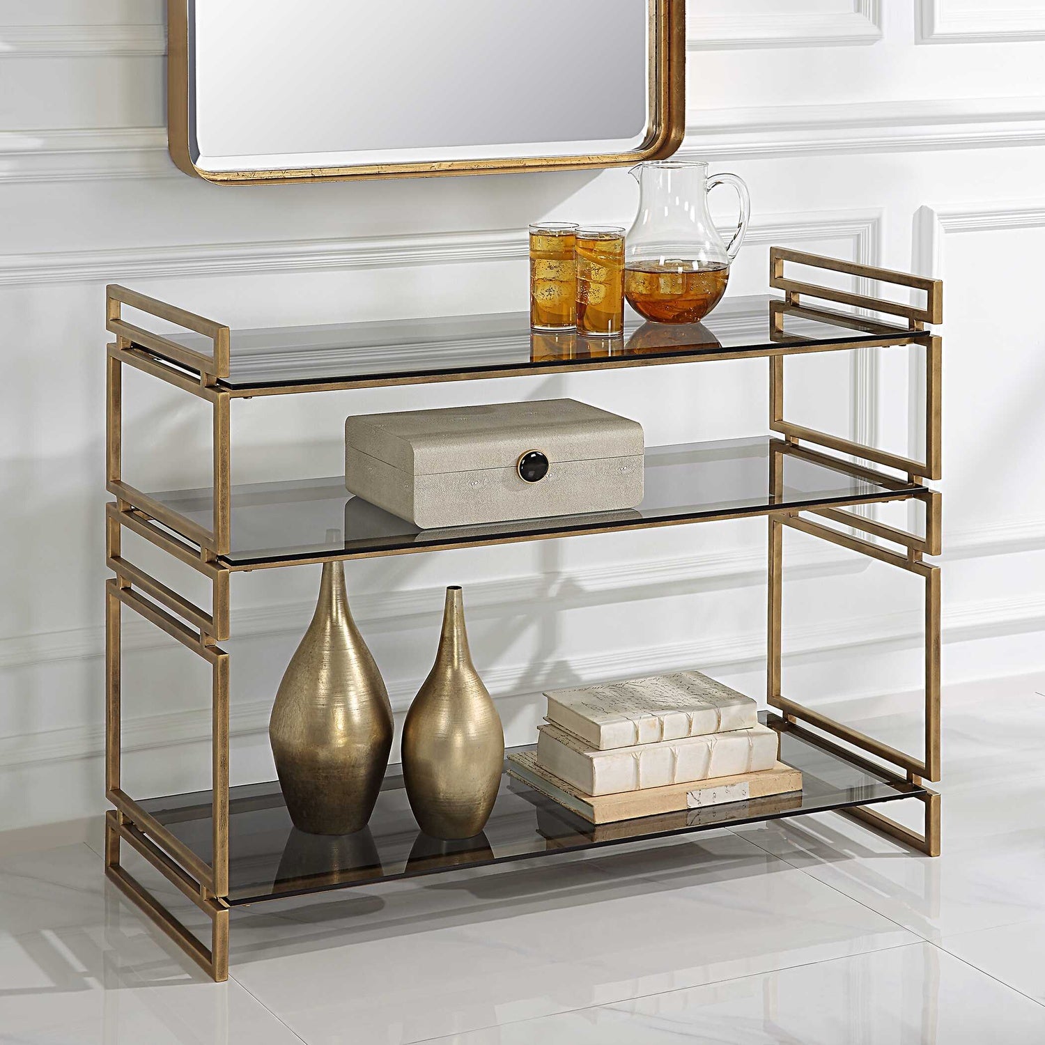 UTTERMOST STACKED UP CONSOLE TABLE - Consoles
