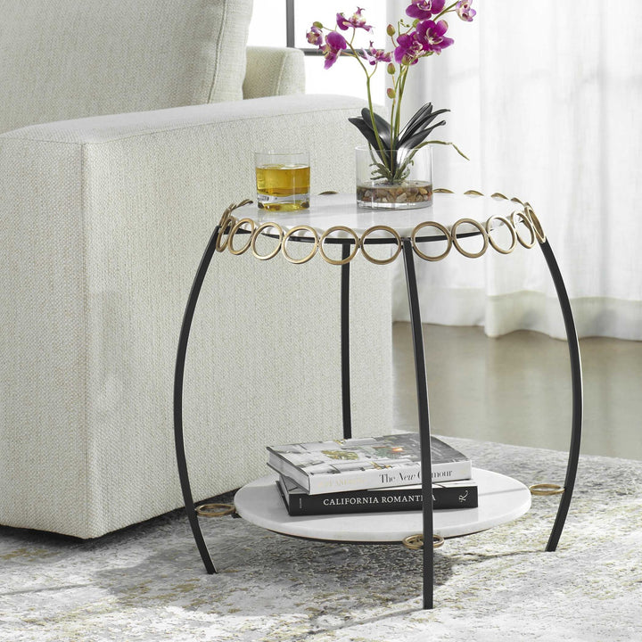 UTTERMOST Chainlink Side Table - Side
