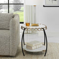 UTTERMOST CHAINLINK SIDE TABLE - Side