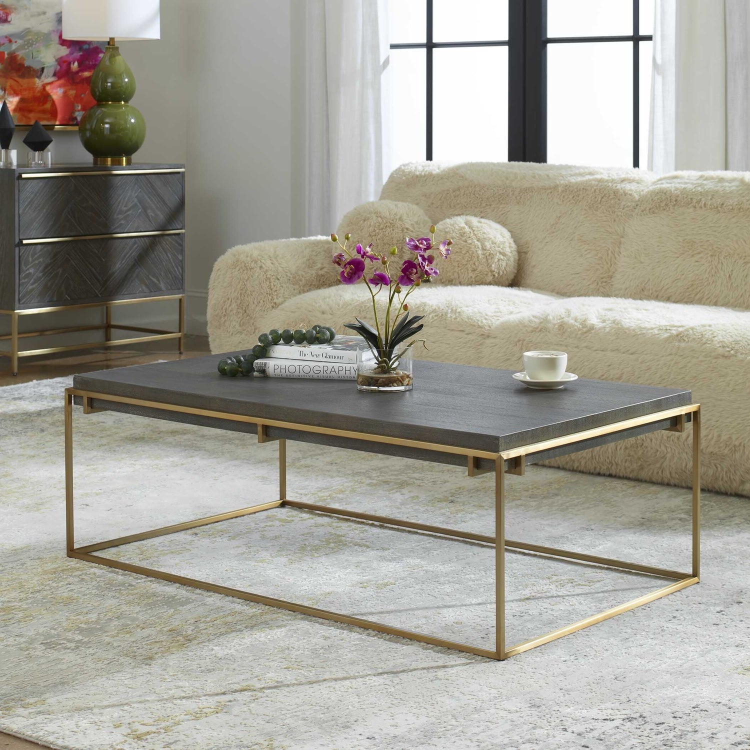 UTTERMOST SURROUND SARK COFFEE TABLE - Coffee
