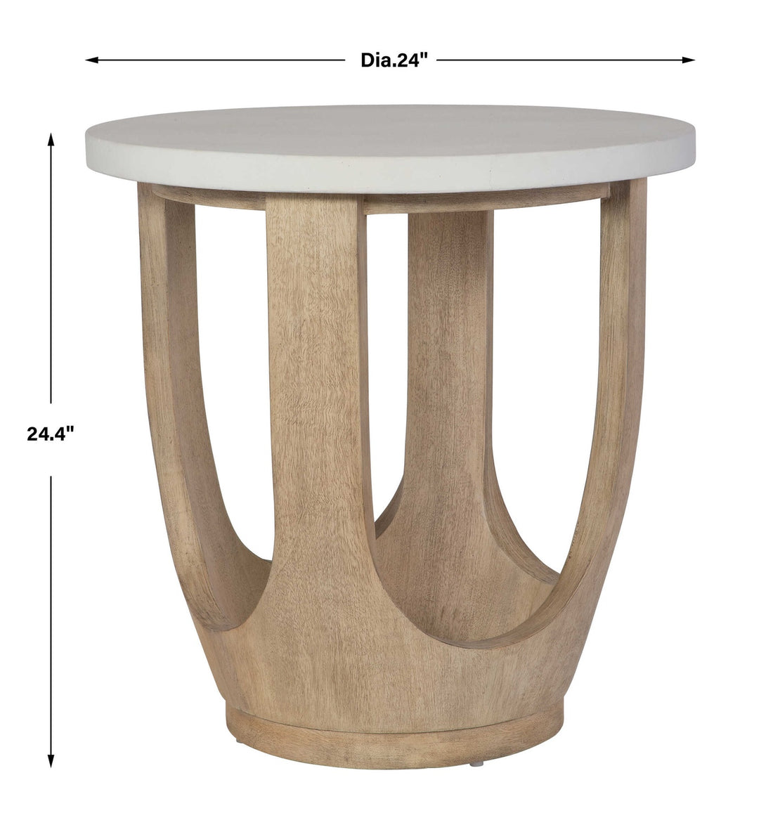 UTTERMOST Tatli Top Side Table - Side