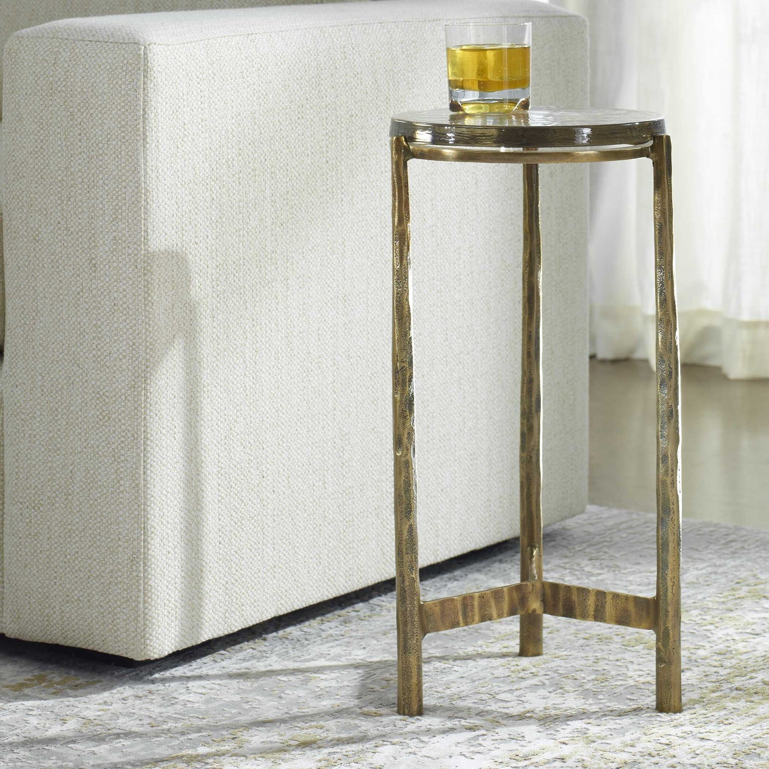 UTTERMOST ETERNITY ACCENT TABLE - Side