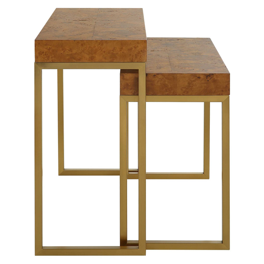 UTTERMOST BURL-ESQUE NESTING TABLES - Side