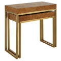 UTTERMOST Burl-esque Nesting Tables Set Of 2 - Side