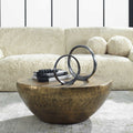 UTTERMOST GILDED DOME COFFEE TABLE - Coffee