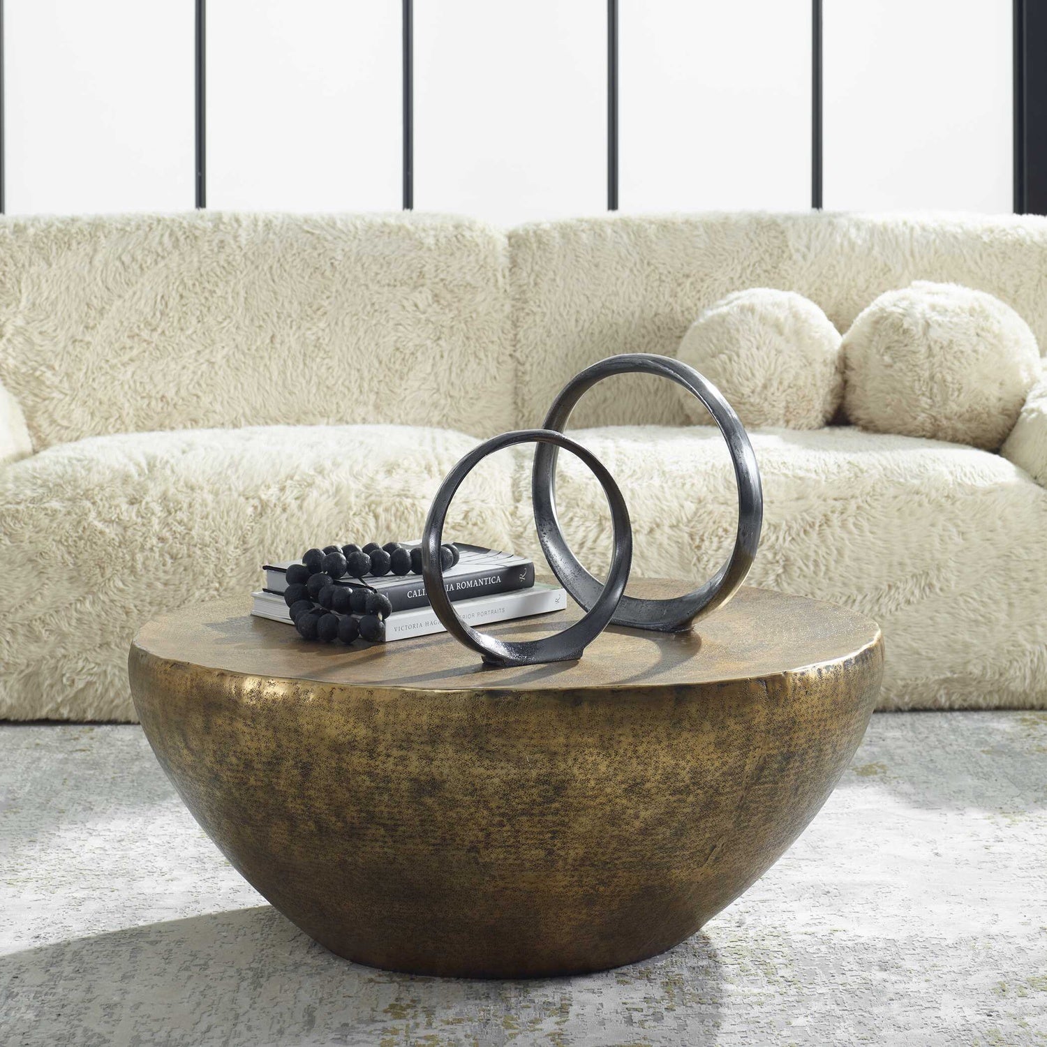 UTTERMOST GILDED DOME COFFEE TABLE - Coffee