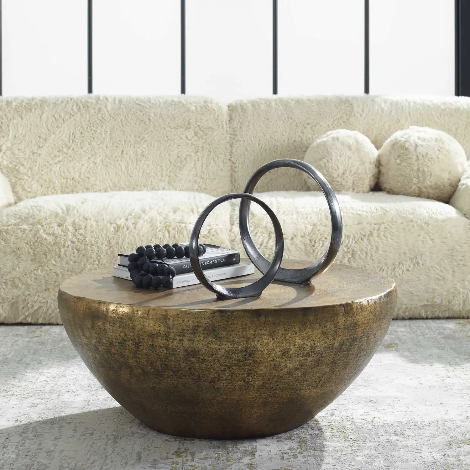 UTTERMOST Gilded Dome Coffee Table - Coffee