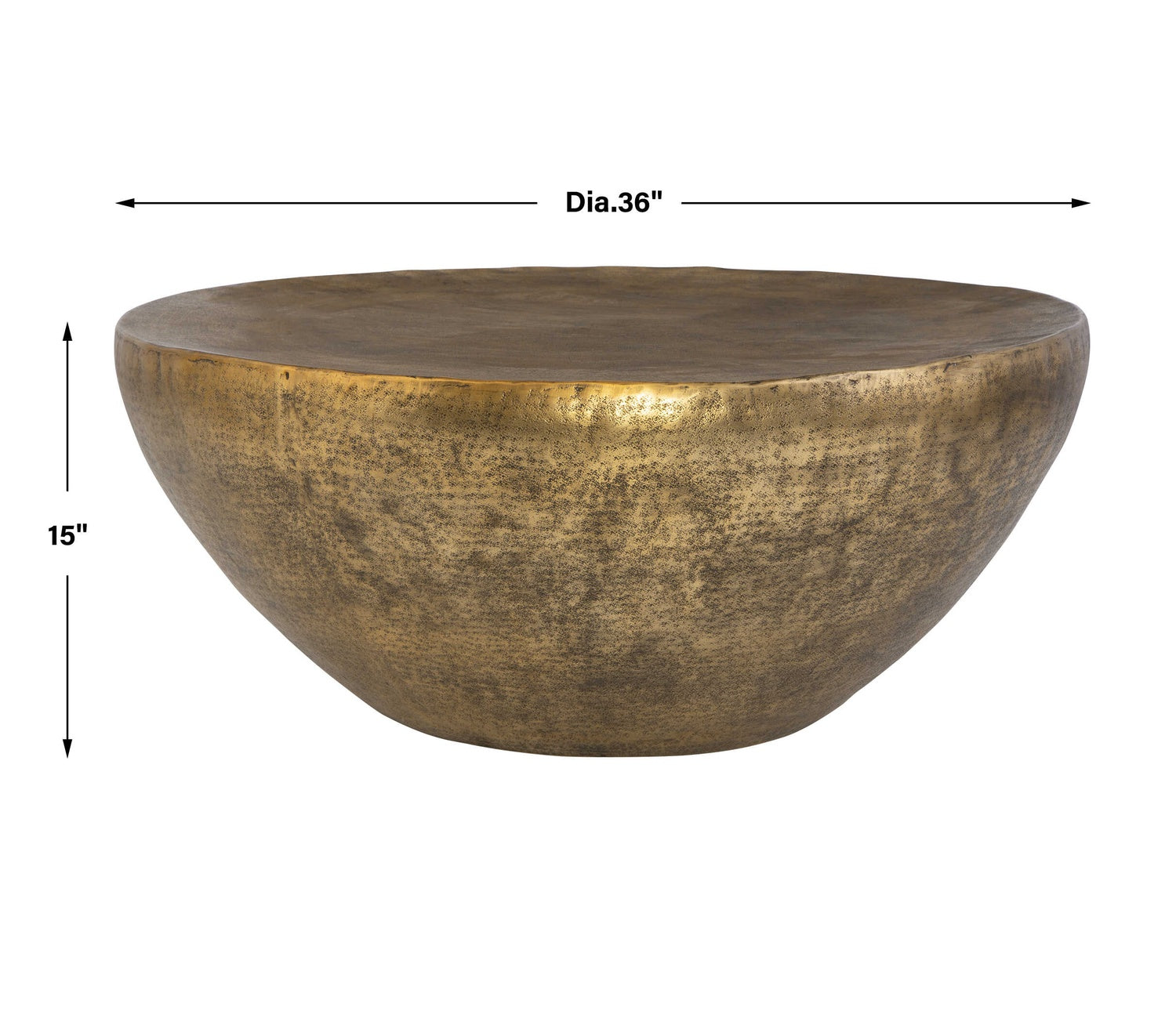 UTTERMOST GILDED DOME COFFEE TABLE - Coffee