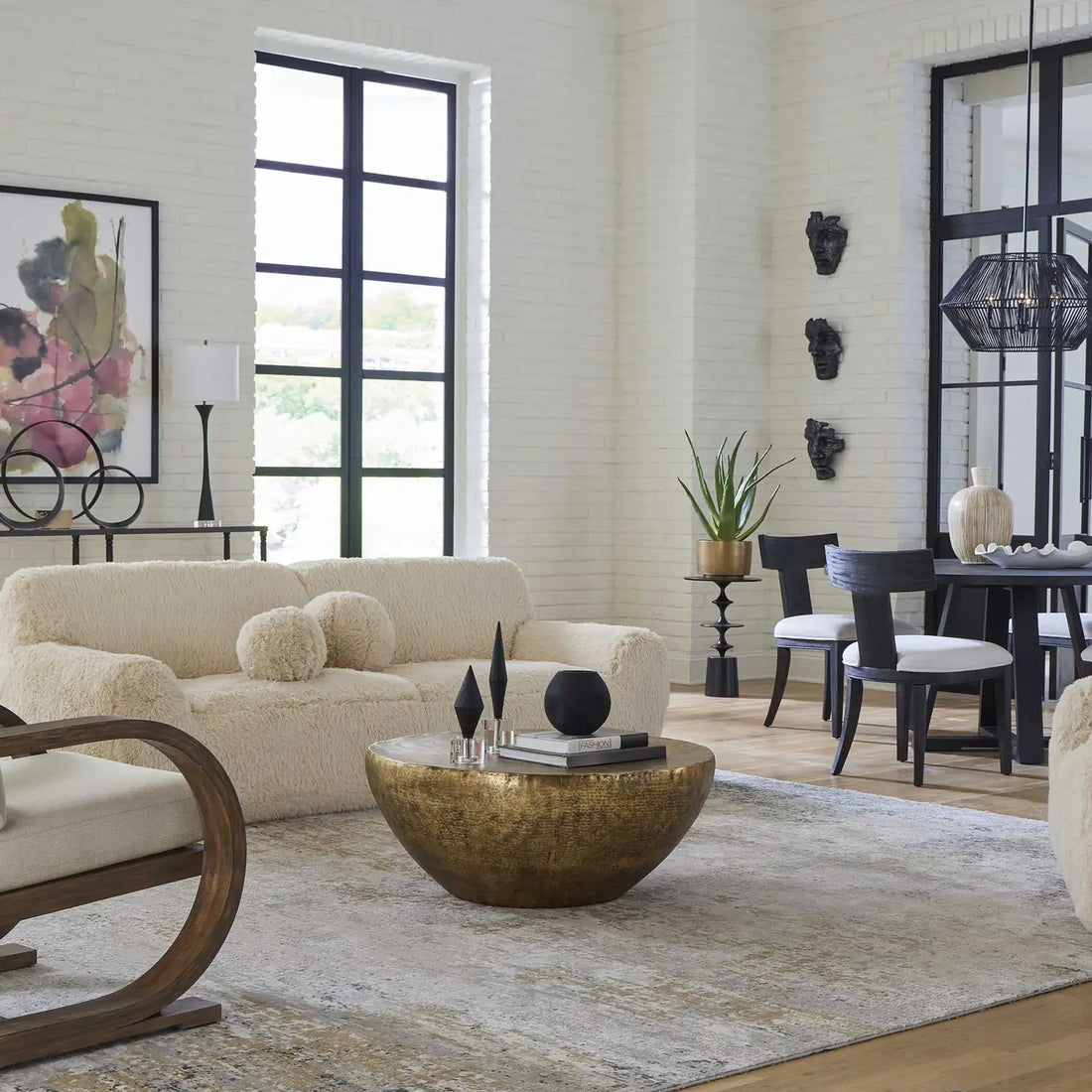 UTTERMOST Gilded Dome Coffee Table - Coffee