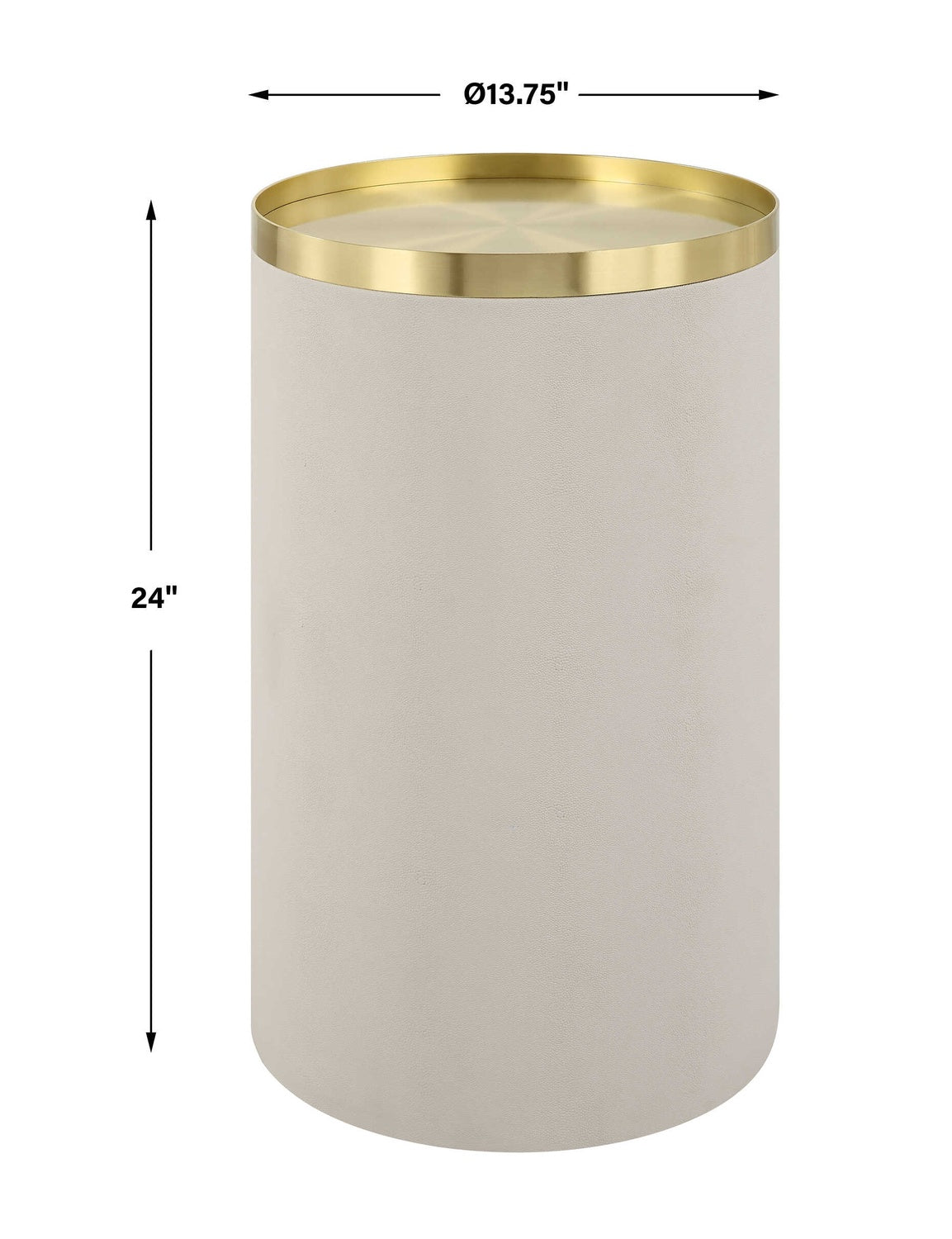 UTTERMOST CIRCUIT & ACCENT TABLE - Side