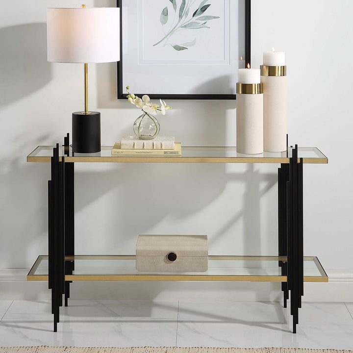 UTTERMOST EMPIRE CITYSCAPE CONSOLE TABLE - Consoles