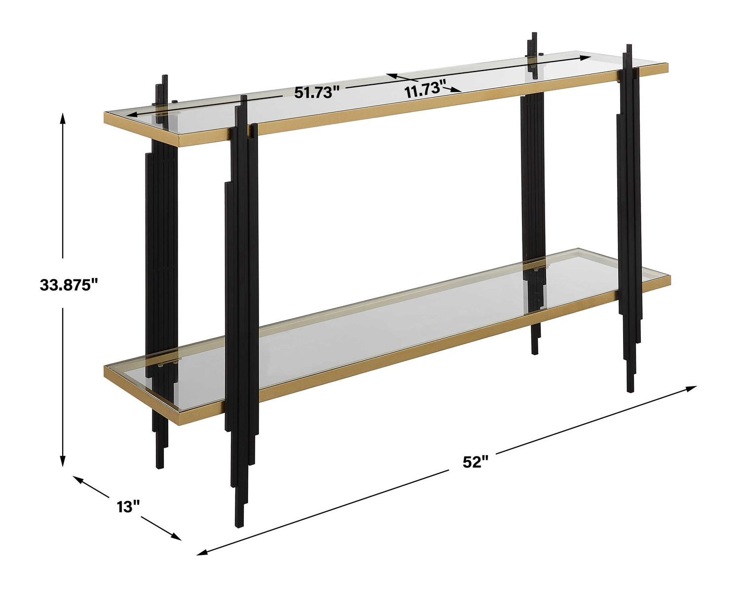 UTTERMOST Empire Cityscape Console Table - Consoles