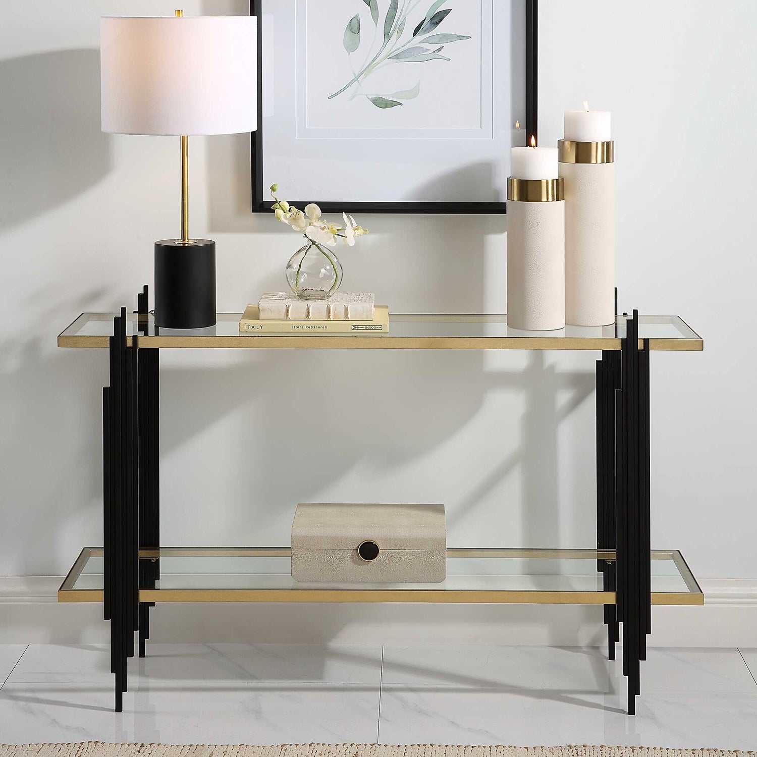 UTTERMOST Empire Cityscape Console Table - Consoles