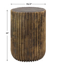 UTTERMOST Peaks And Valleys Accent Table - Side