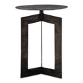 UTTERMOST Deltoid Gunmetal Accent Table - Side