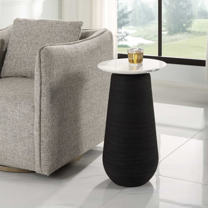 UTTERMOST TOTAL ECLIPSE ACCENT TABLE - Side