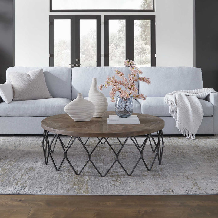 UTTERMOST CHAIN REACTION COFFEE TABLE - Coffee