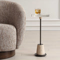 UTTERMOST ARTHUR CRYSTAL DRINK TABLE - Side