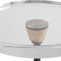 UTTERMOST ARTHUR CRYSTAL DRINK TABLE - Side