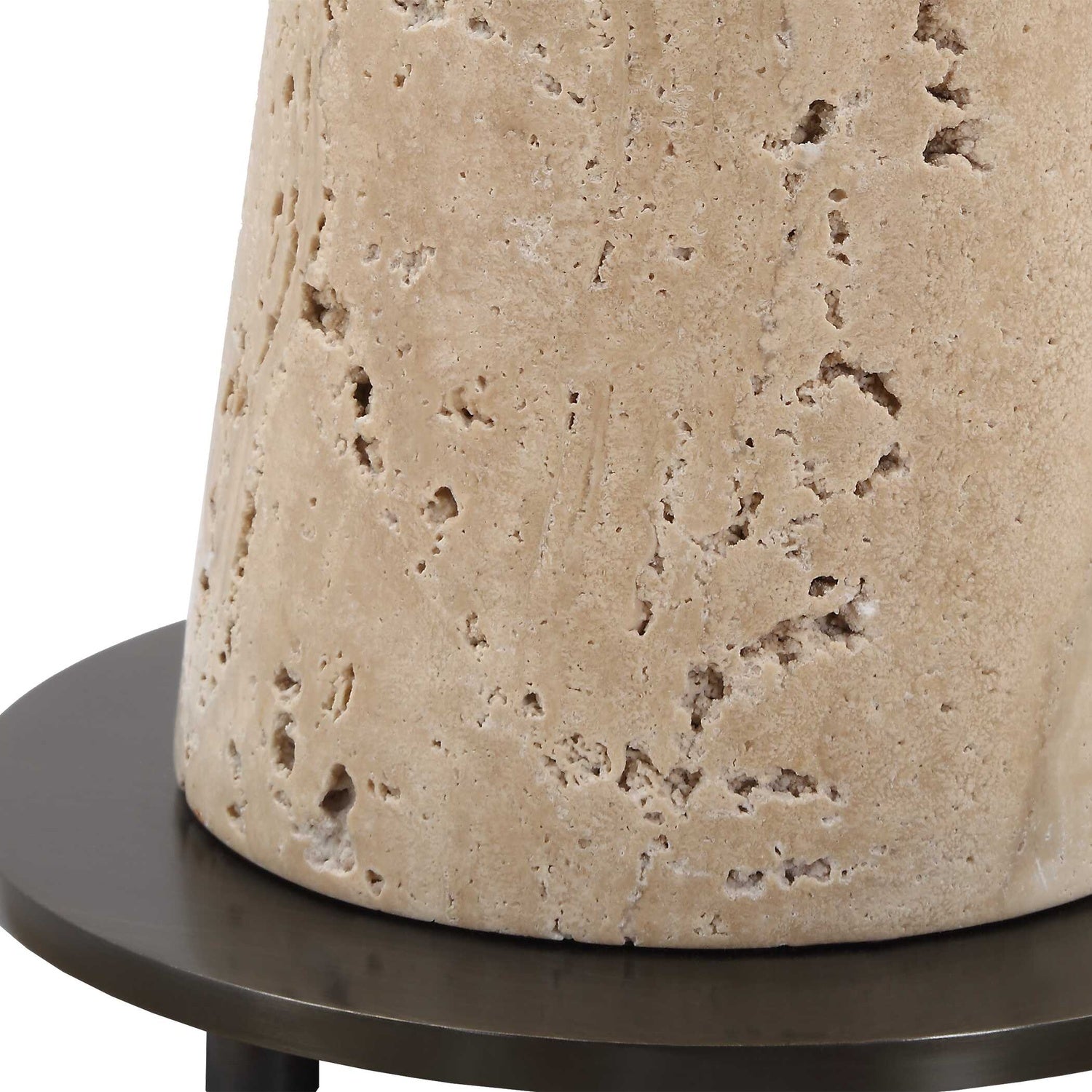 UTTERMOST ARTHUR CRYSTAL DRINK TABLE - Side