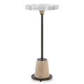 UTTERMOST Arthur Crystal Drink Table - Side