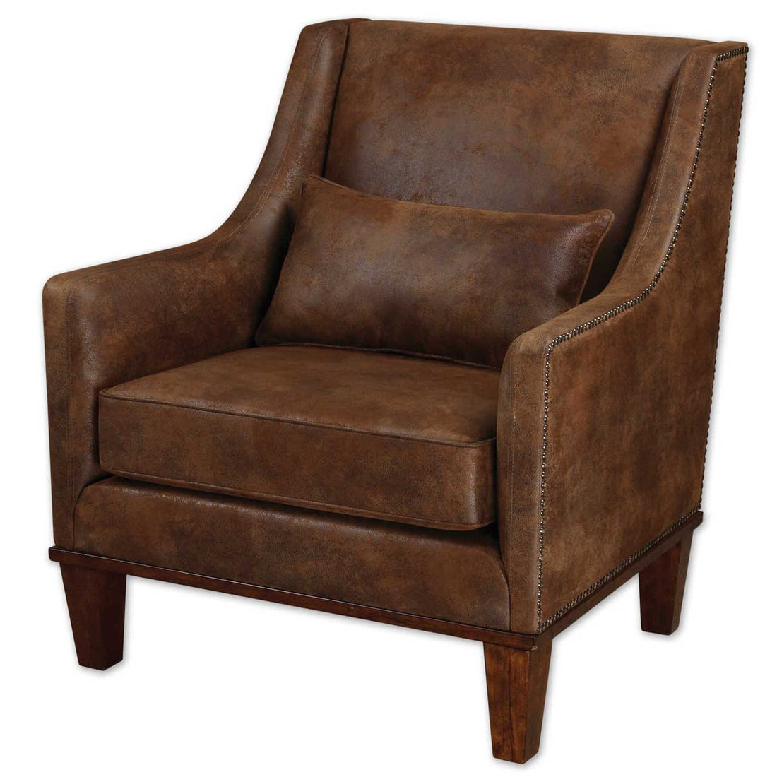 UTTERMOST Clay Leather Armchair - Lounge
