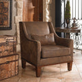 UTTERMOST CLAY LEATHER ARMCHAIR - Lounge