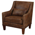 UTTERMOST Clay Leather Armchair - Lounge
