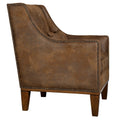 UTTERMOST CLAY LEATHER ARMCHAIR - Lounge