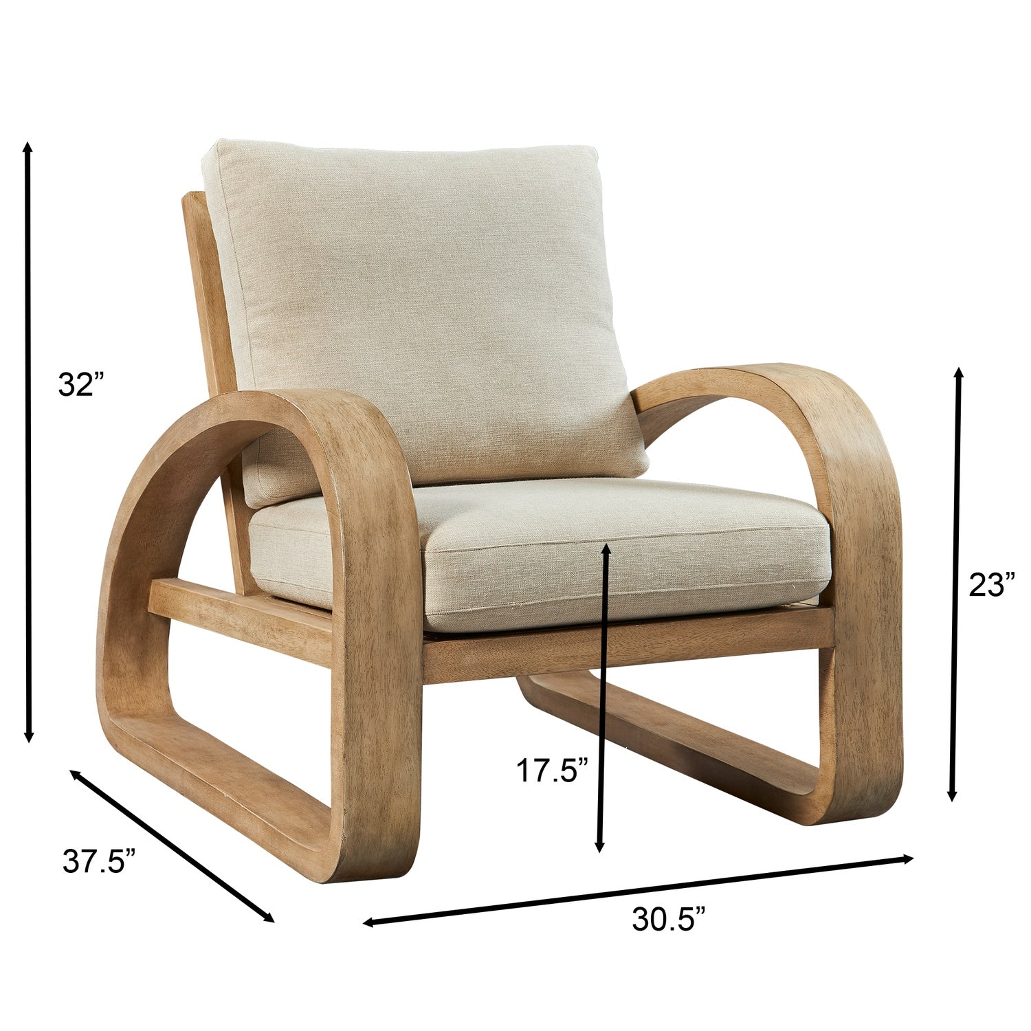 UTTERMOST Barbora Accent Chair - Lounge