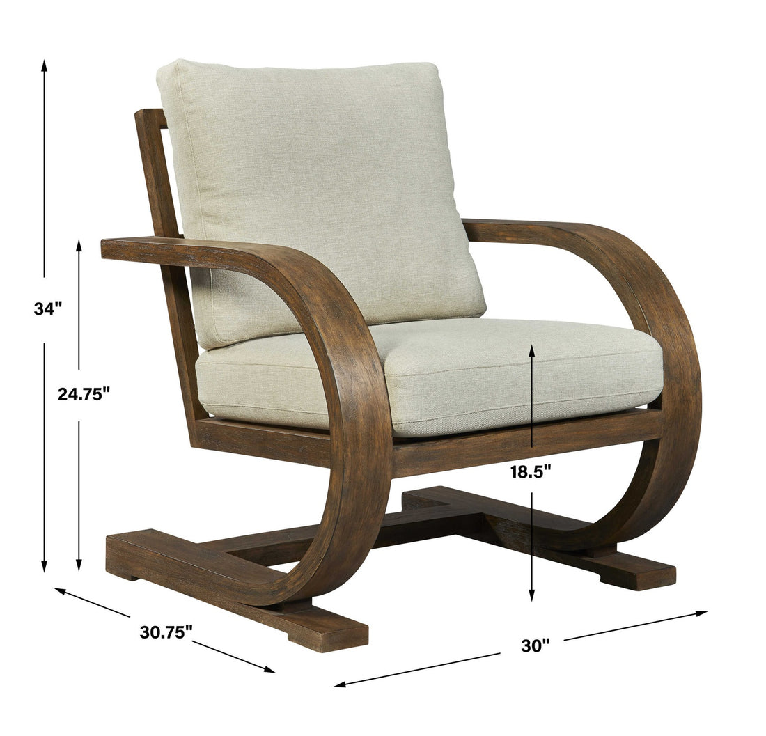UTTERMOST BEDRICH ACCENT CHAIR - Lounge