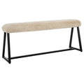UTTERMOST Taupo Sheepskin Bench - Benches, Ottoman, Stools