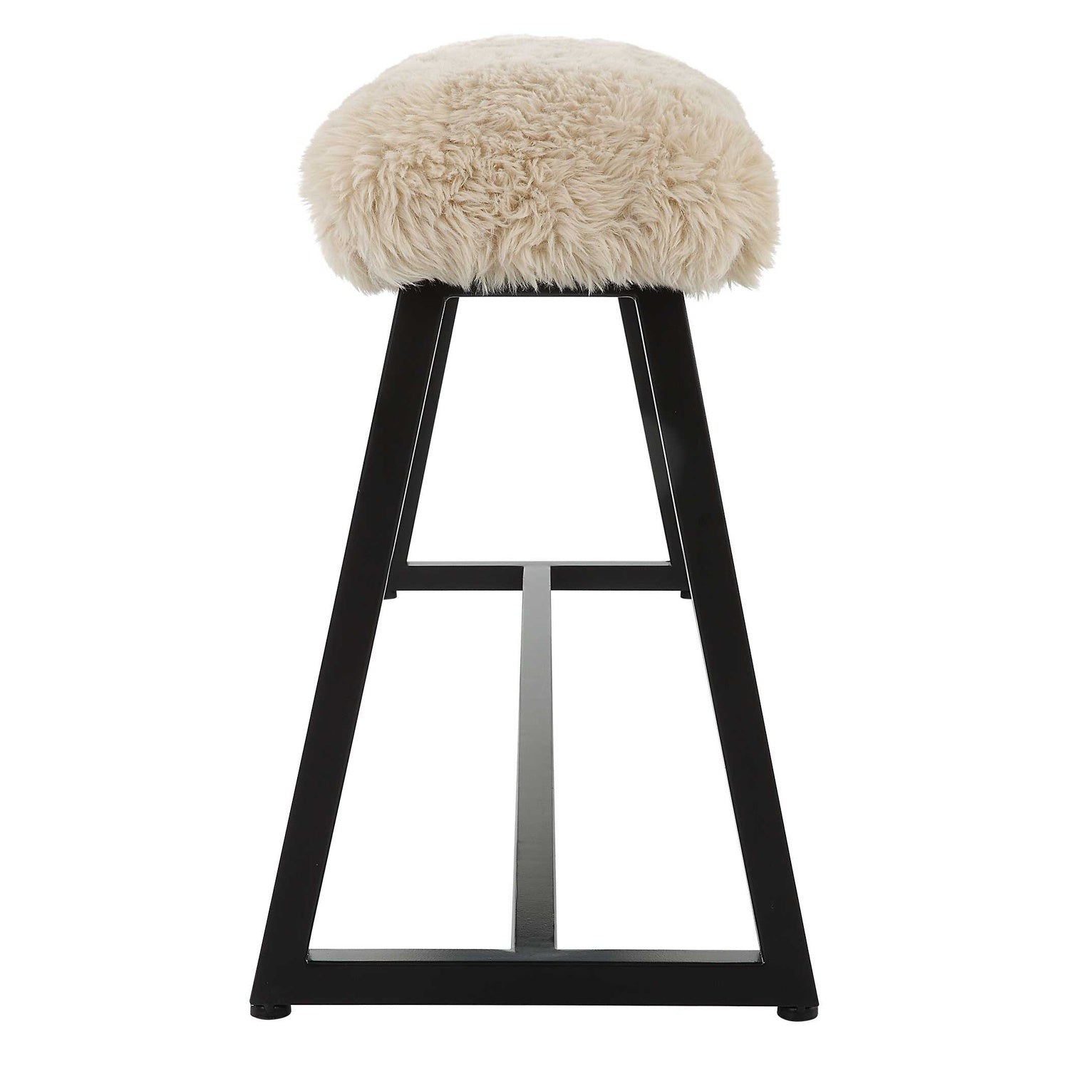 UTTERMOST TAUPO SHEEPSKIN BENCH - Benches, Ottoman, Stools