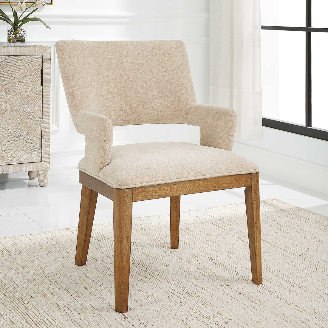 UTTERMOST Aspect Mid-Century Dining Chair - Dining Chairs