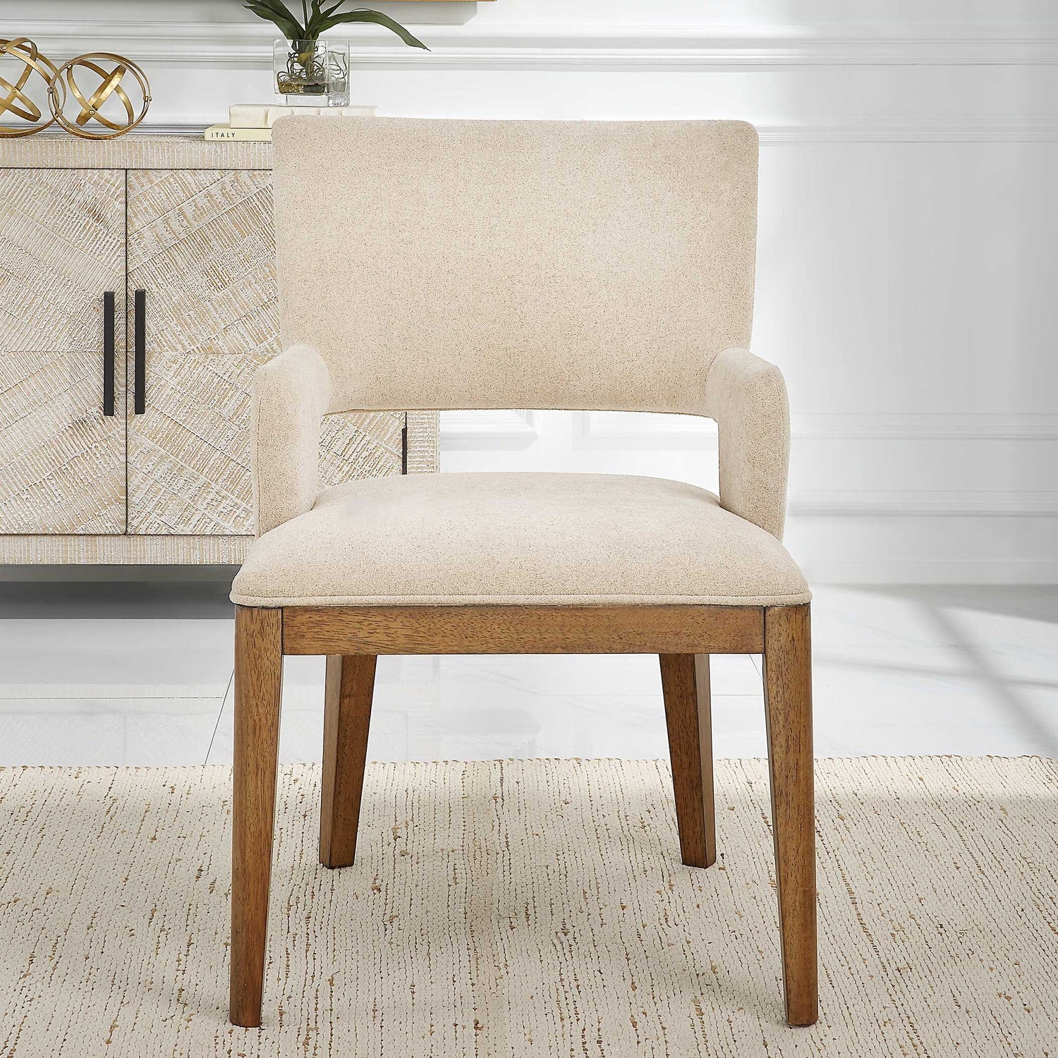 UTTERMOST Aspect Mid-Century Dining Chair - Dining Chairs