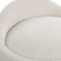 UTTERMOST SWIRL SWIVEL SHEEPSKIN OTTOMAN - Benches, Ottoman, Stools