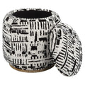 UTTERMOST Dialogue Poof Ottoman - Benches, Ottoman, Stools