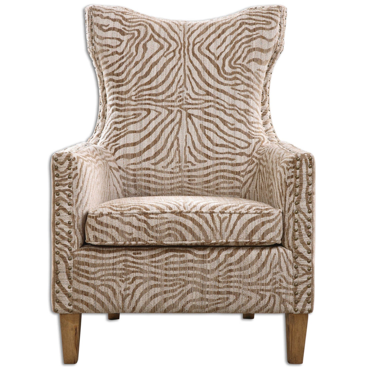 UTTERMOST Kiango Animal Pattern Armchair - Lounge