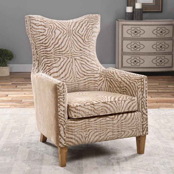 UTTERMOST KIANGO ANIMAL PATTERN ARMCHAIR - Lounge