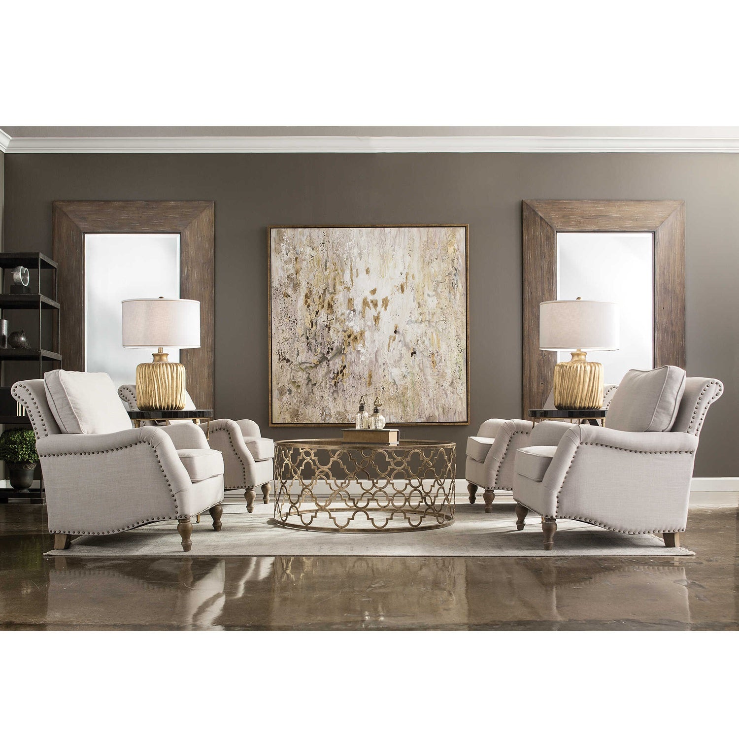 UTTERMOST ARMSTEAD ANTIQUE ARMCHAIR - Lounge
