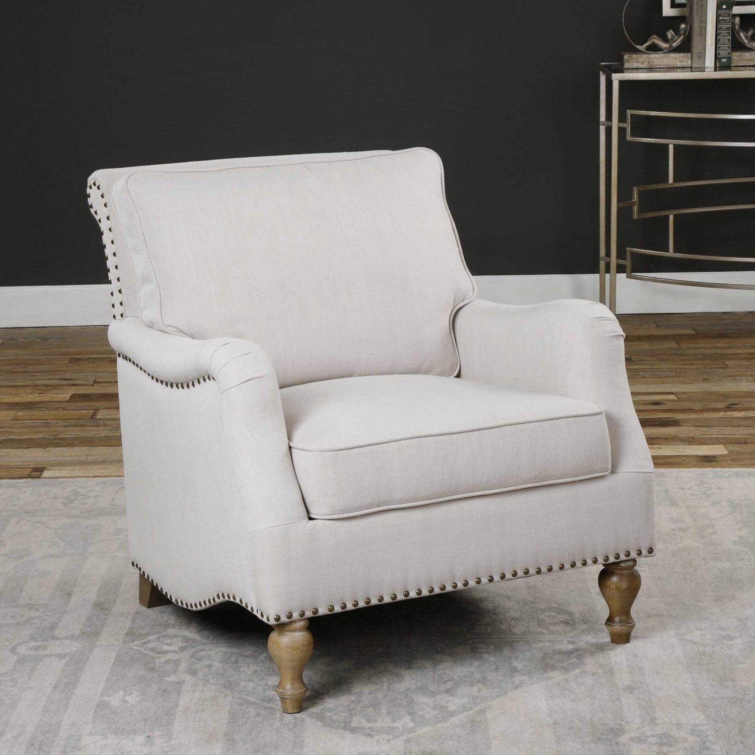 UTTERMOST ARMSTEAD ANTIQUE ARMCHAIR - Lounge