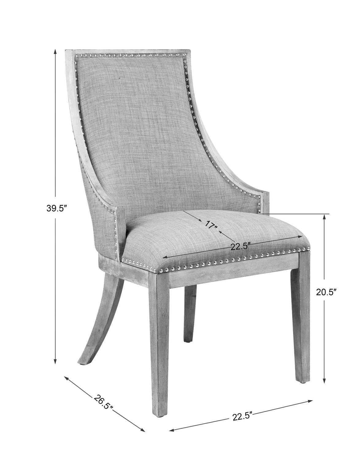 UTTERMOST AIDRIAN ACCENT CHAIR - Lounge