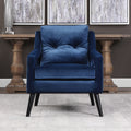 UTTERMOST O'Brien Velvet Armchair - Coffee