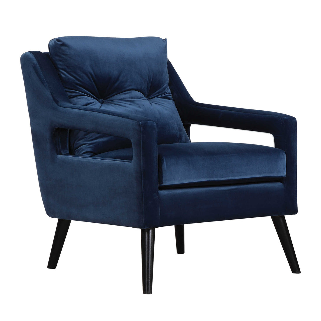 UTTERMOST O'Brien Velvet Armchair - Coffee
