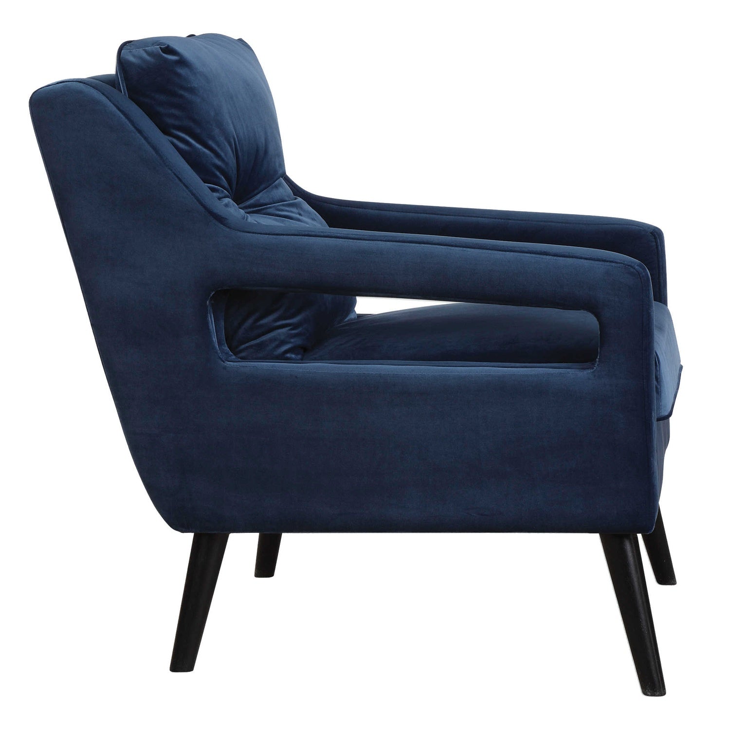 UTTERMOST O'Brien Velvet Armchair - Coffee