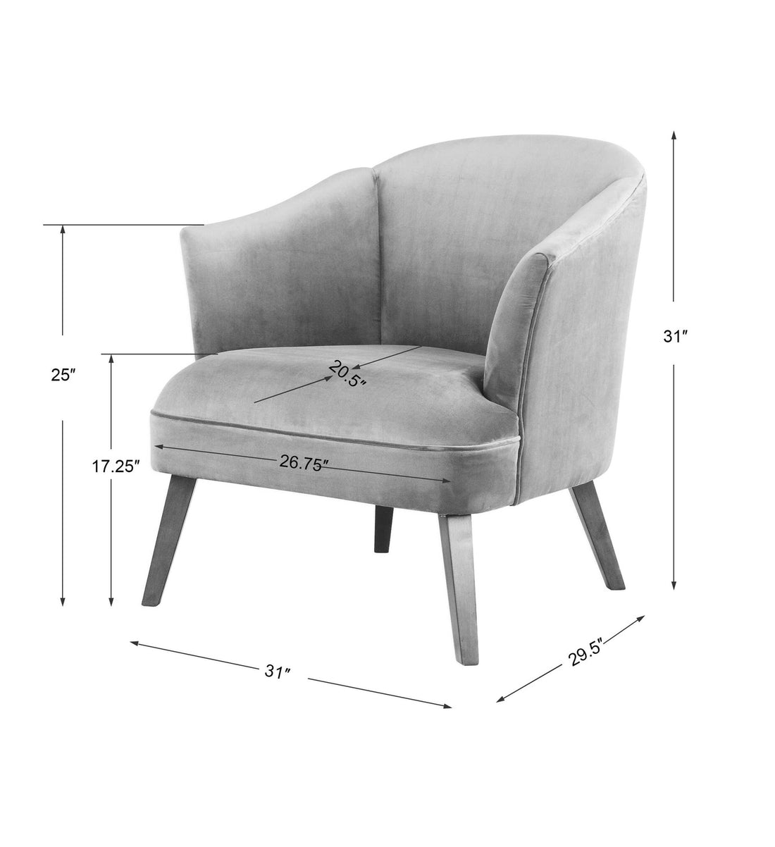 UTTERMOST CONROY OLIVE ACCENT CHAIR - Lounge