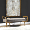 UTTERMOST WAYLON MID-CENTURY MODERN BENCH - Benches, Ottoman, Stools