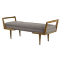 UTTERMOST WAYLON MID-CENTURY MODERN BENCH - Benches, Ottoman, Stools