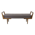 UTTERMOST WAYLON MID-CENTURY MODERN BENCH - Benches, Ottoman, Stools