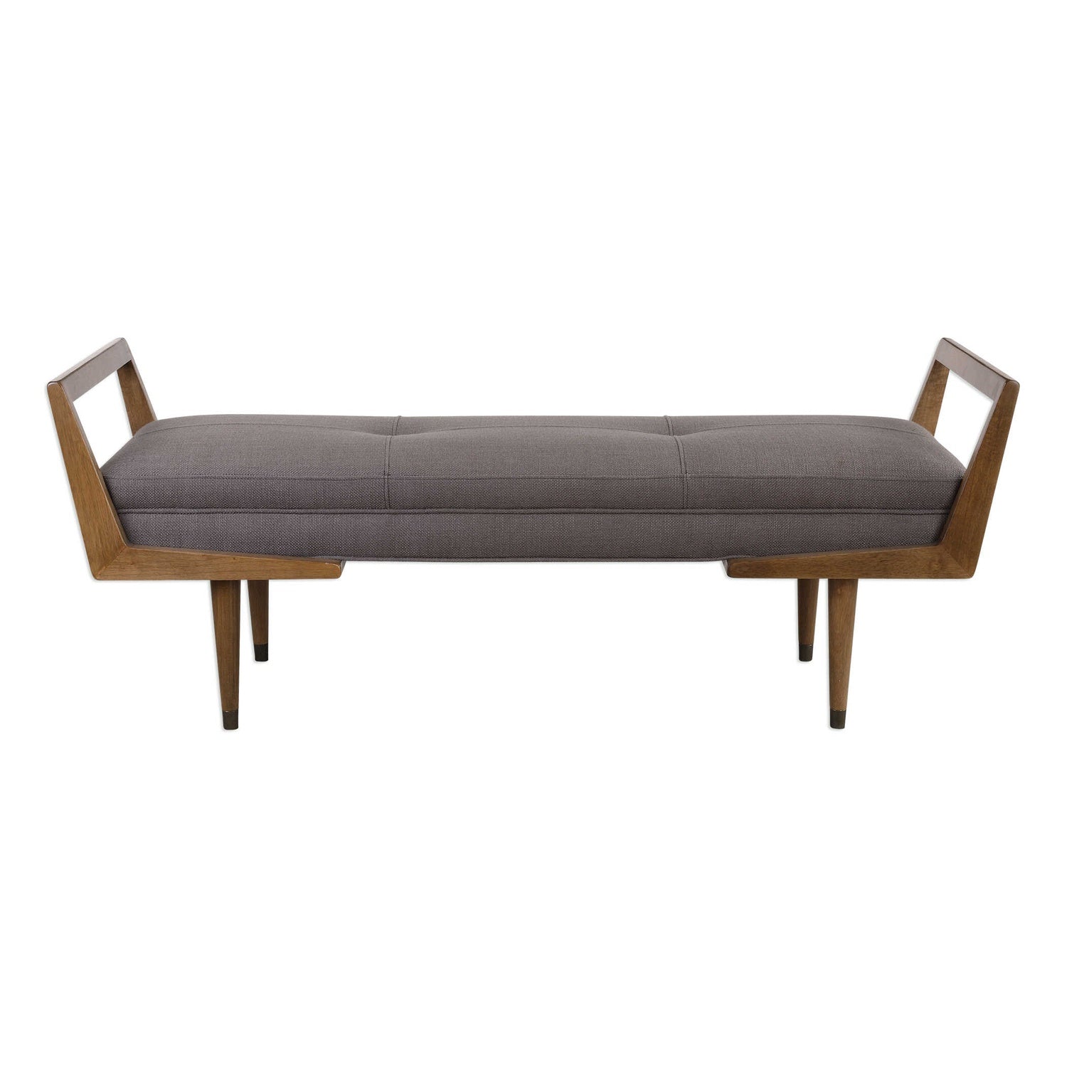 UTTERMOST WAYLON MID-CENTURY MODERN BENCH - Benches, Ottoman, Stools